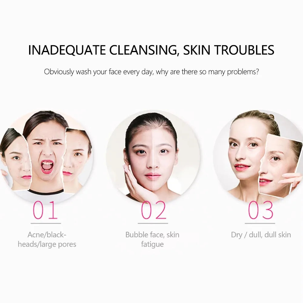 Soft Silicone Face Cleansing Brush & Massager