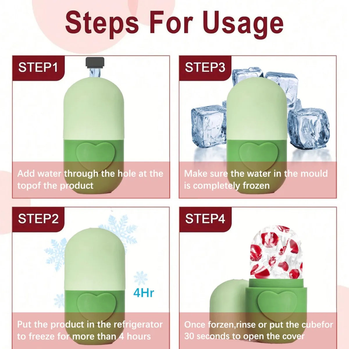 Reusable Silicone Ice Roller