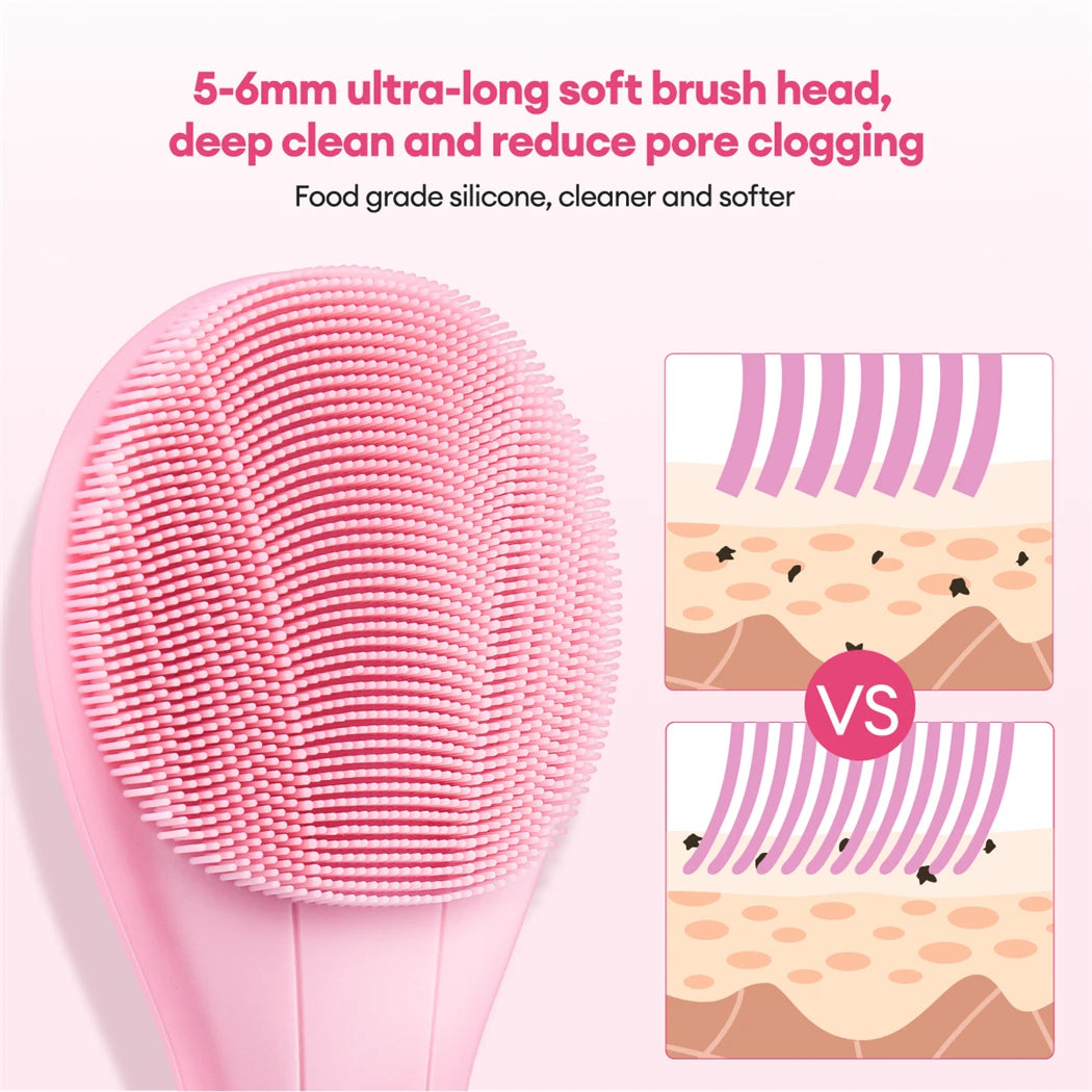 Electric Silicone Facial Brush