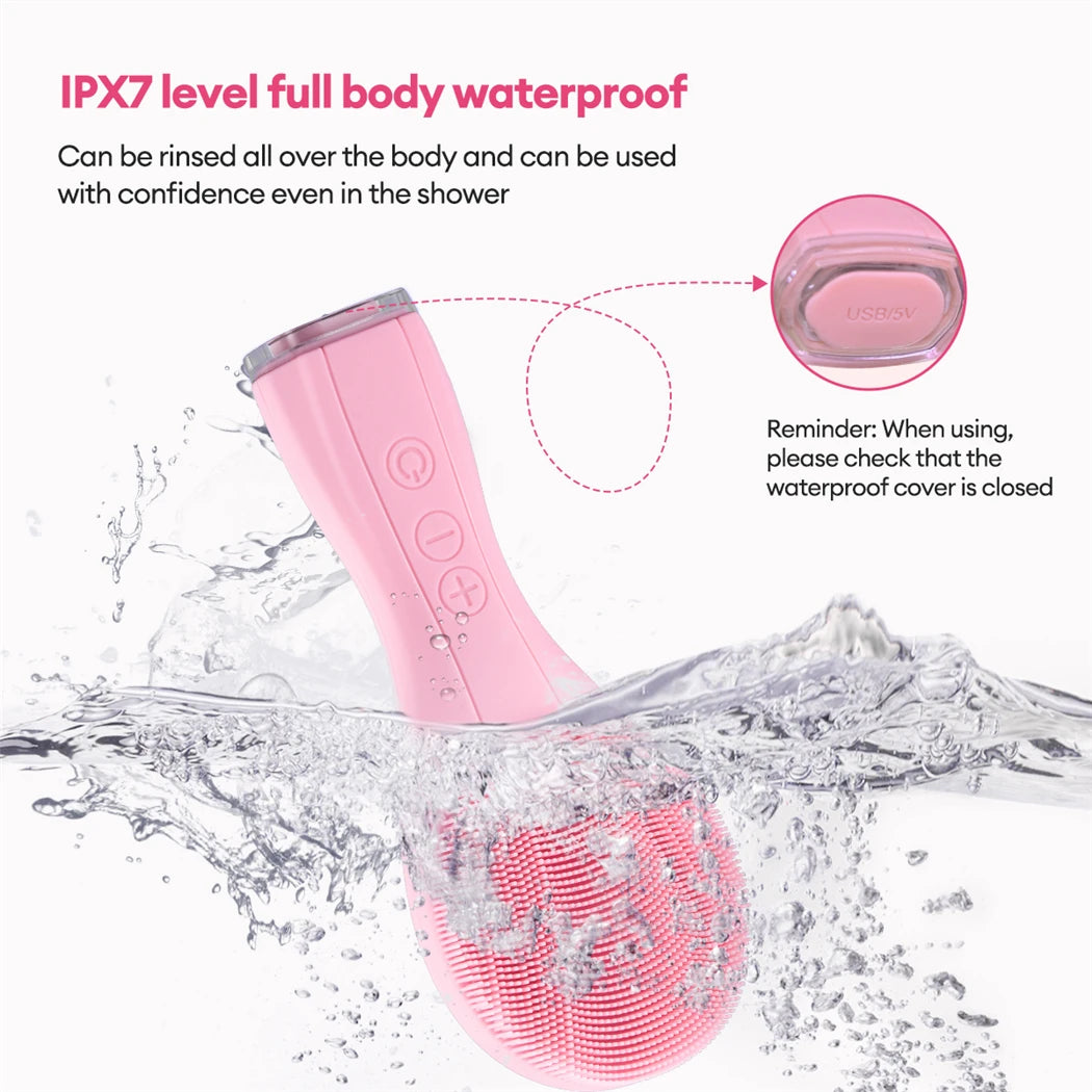 Electric Silicone Facial Brush