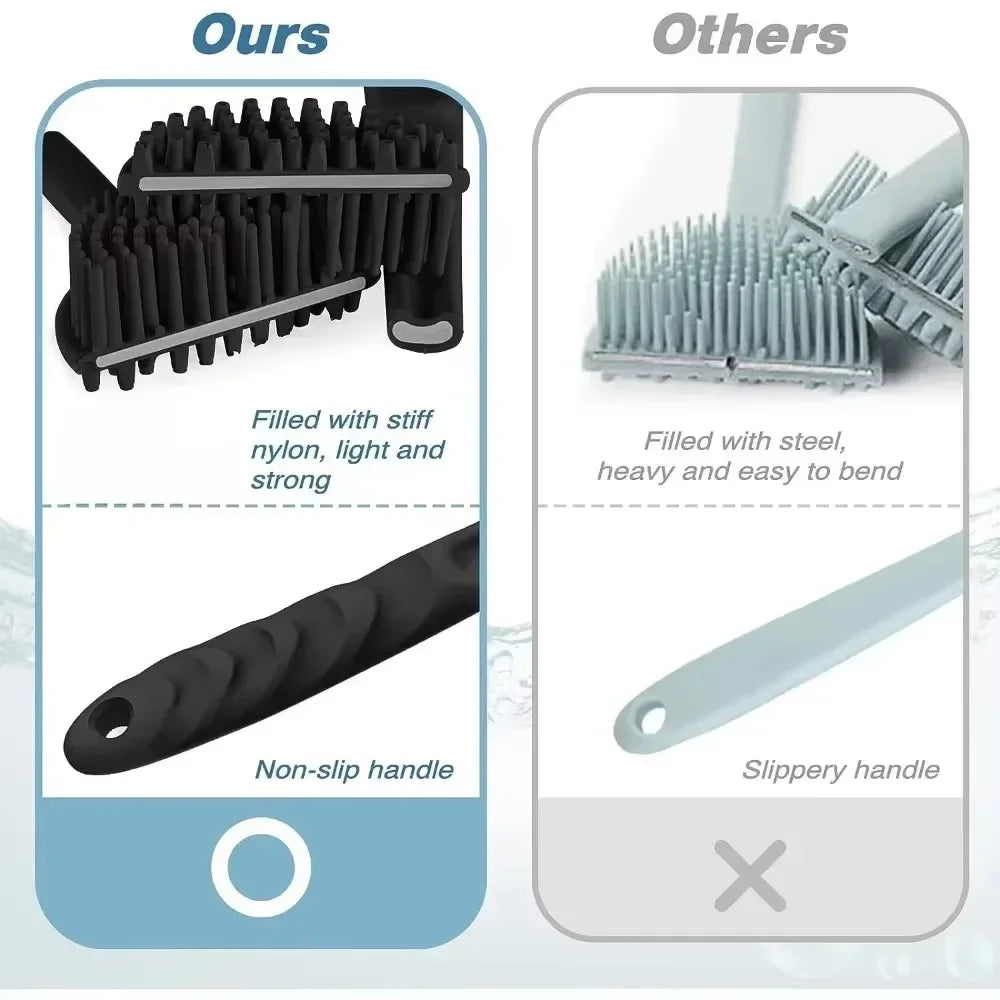 Soft Silicone Back Scrubber & Body Massage Brush