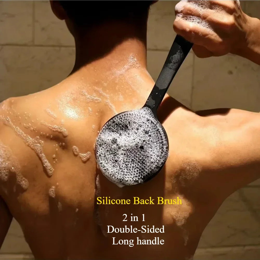 Soft Silicone Back Scrubber & Body Massage Brush