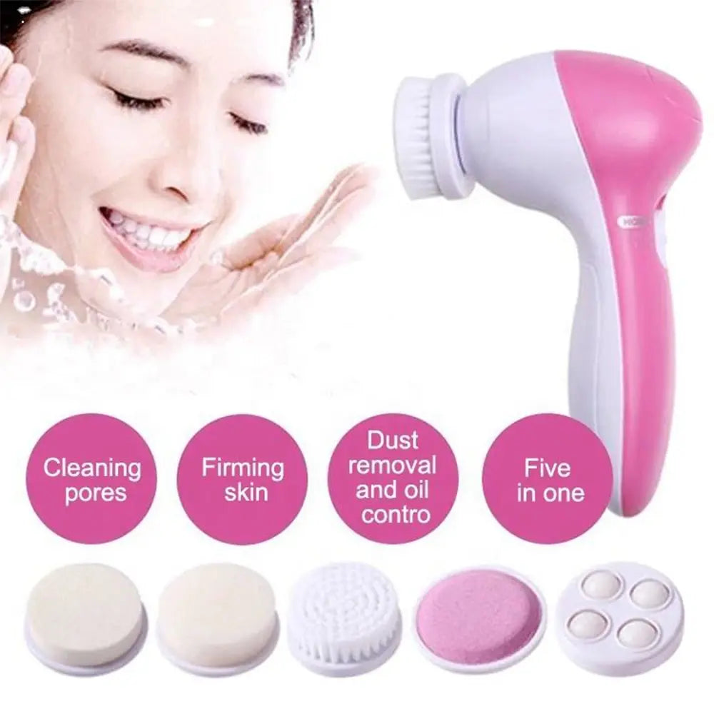 Electric 5 IN 1 Face Cleansing Brush