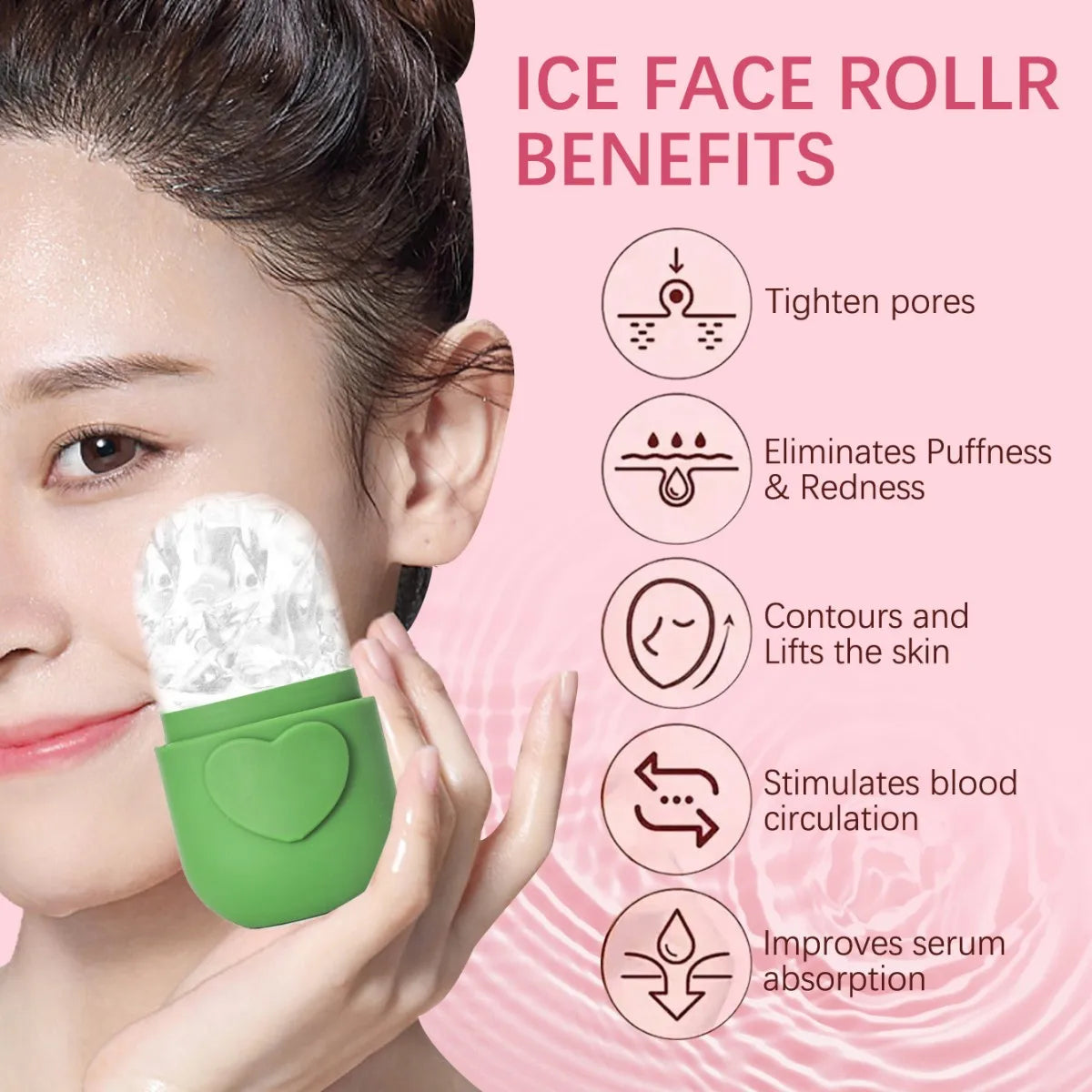Reusable Silicone Ice Roller