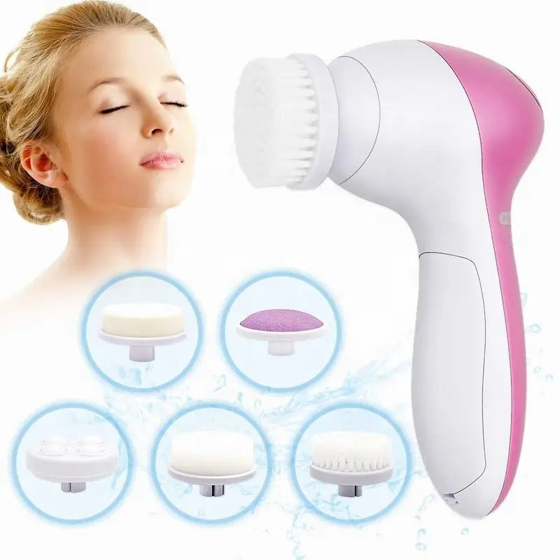 Electric 5 IN 1 Face Cleansing Brush