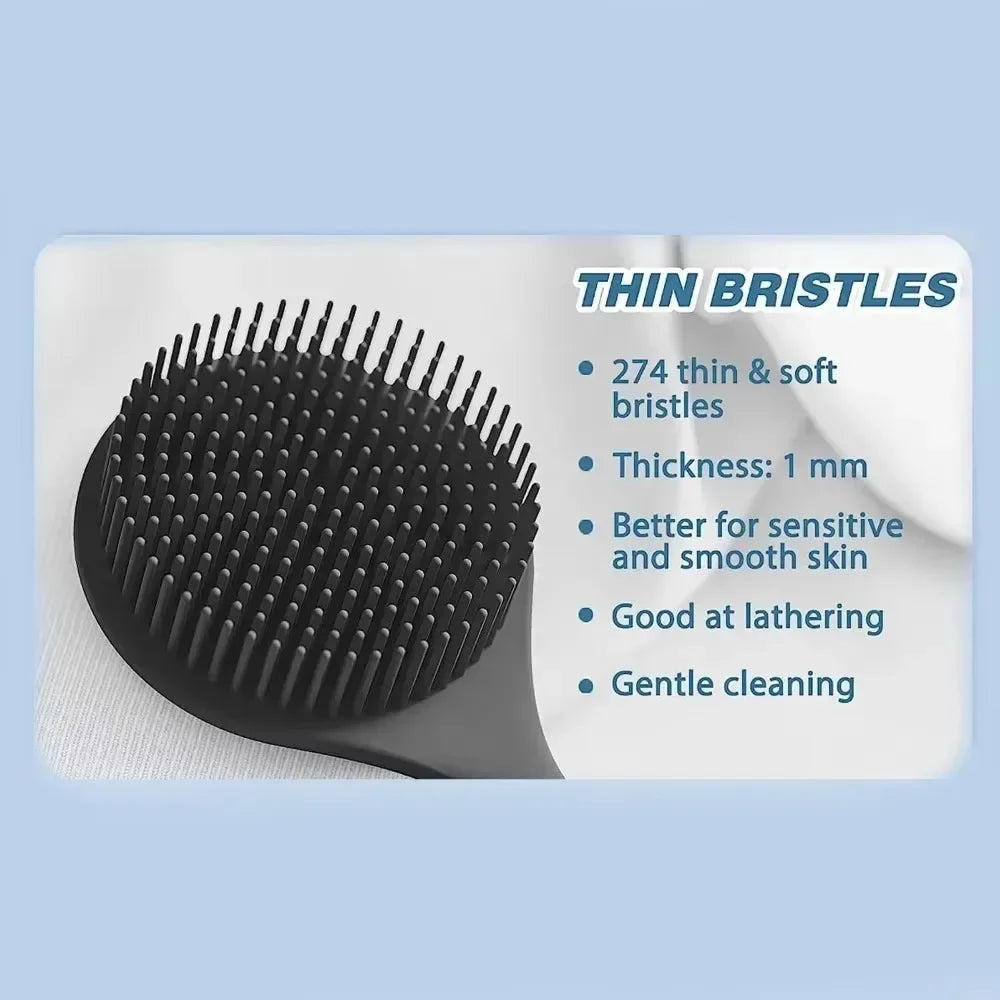 Soft Silicone Back Scrubber & Body Massage Brush