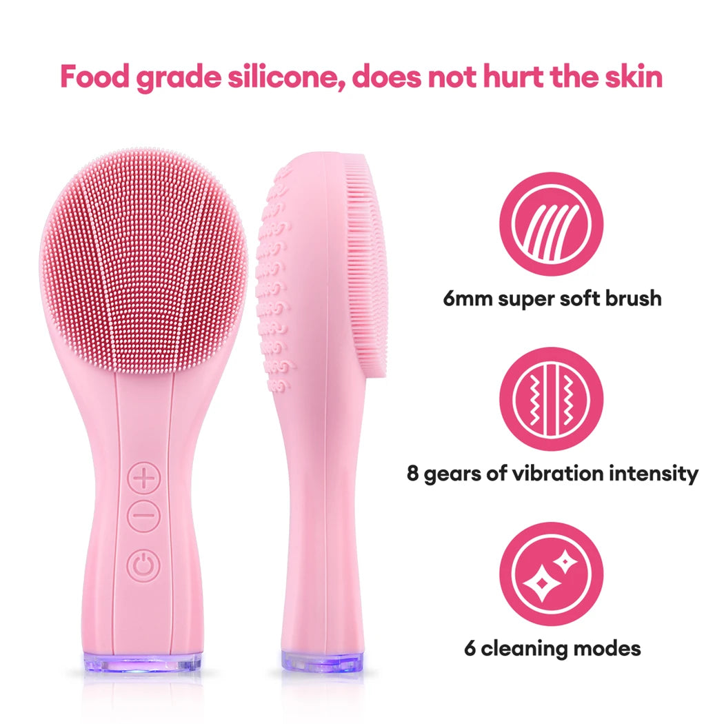 Electric Silicone Facial Brush