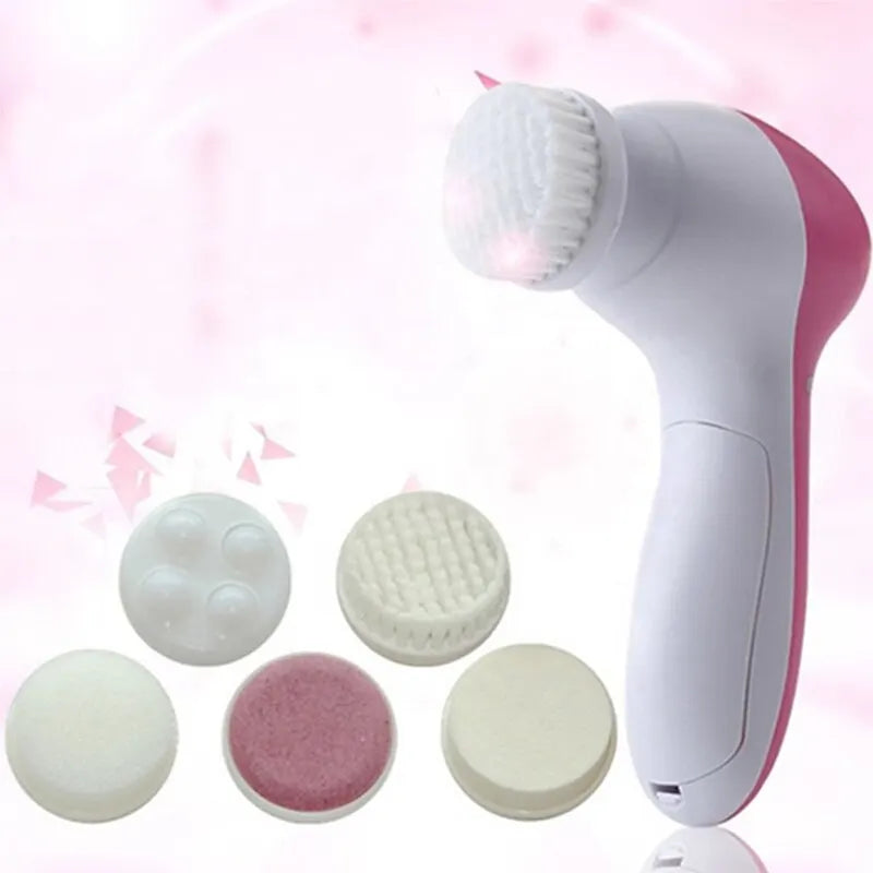 Electric 5 IN 1 Face Cleansing Brush